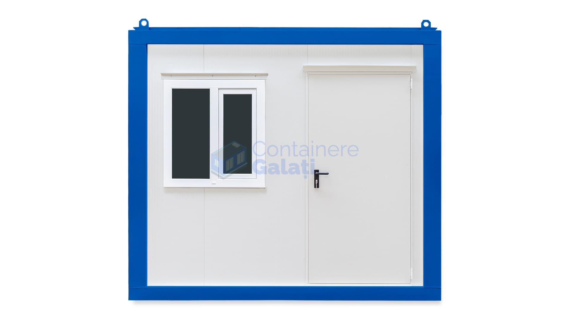 container birou galati 3metri albastru