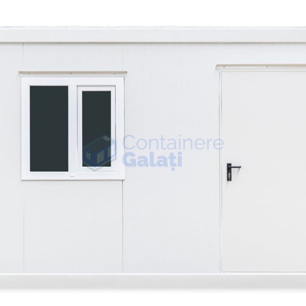 container birou galati 4metri 1geam alb