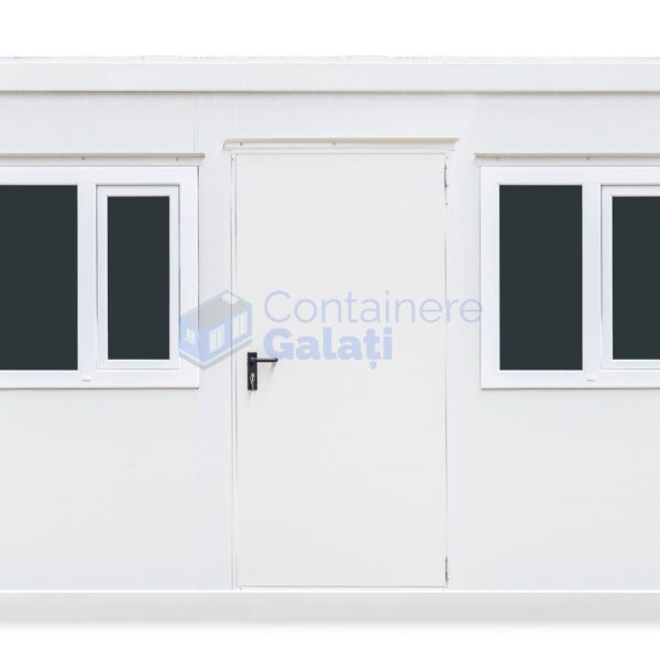 container birou galati 4metri 2geamuri alb