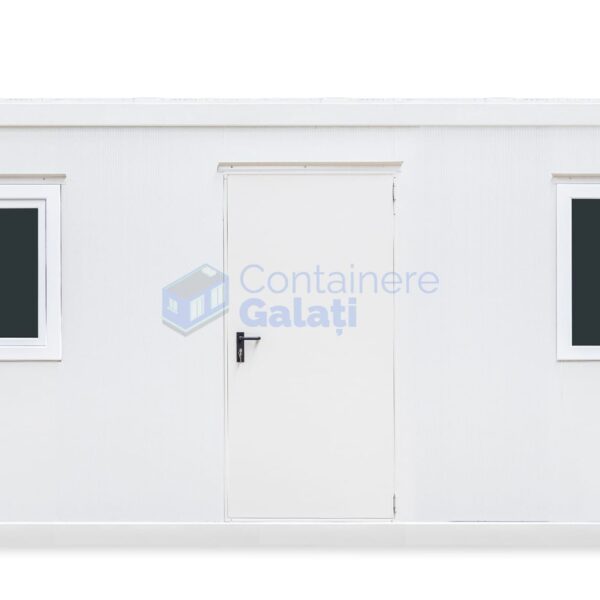 container birou galati 6metri 2geamuri alb