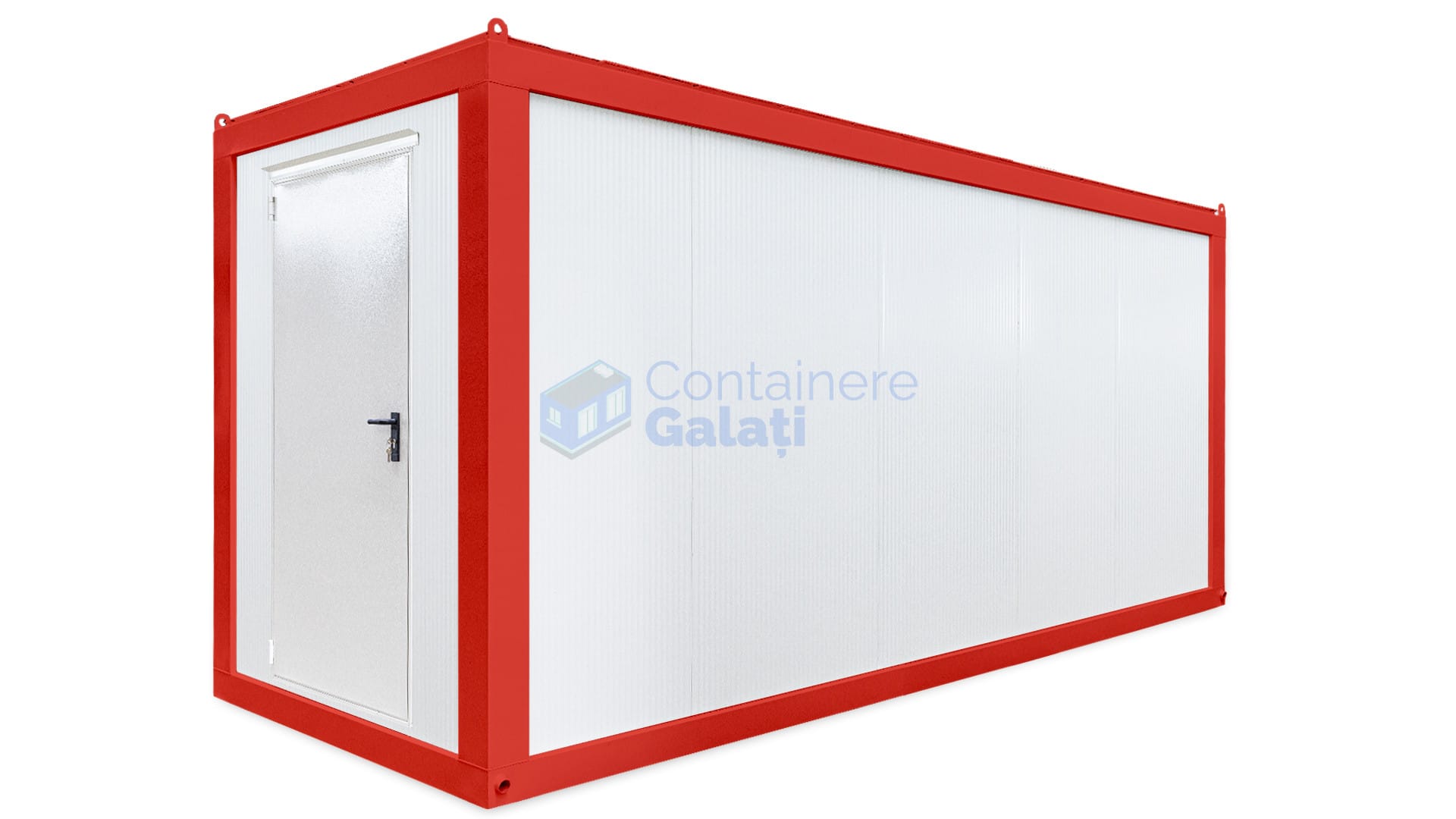 container depozitare galati 6metri rosu