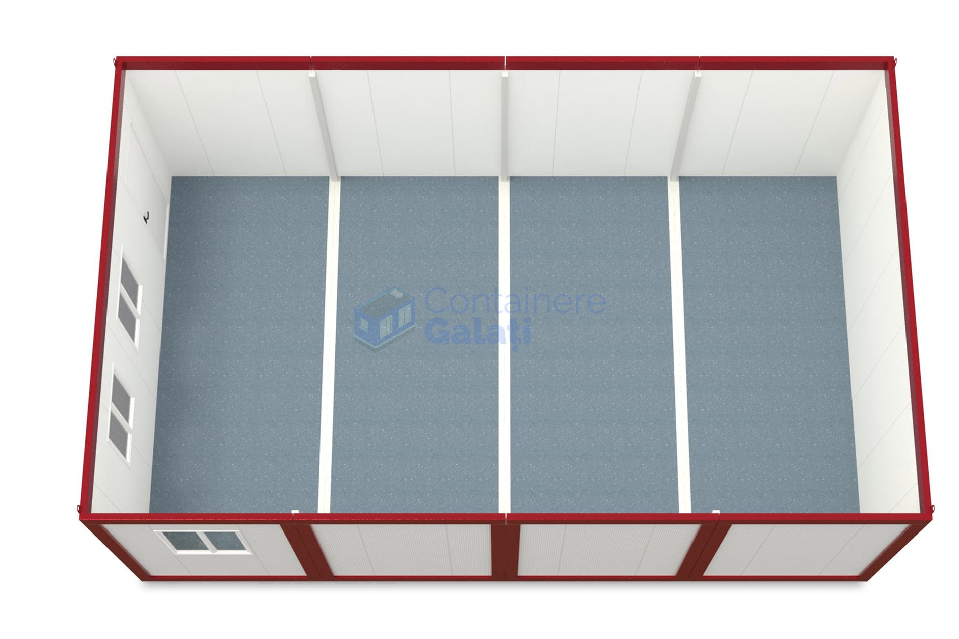 container modular galati 6x96m rosu2