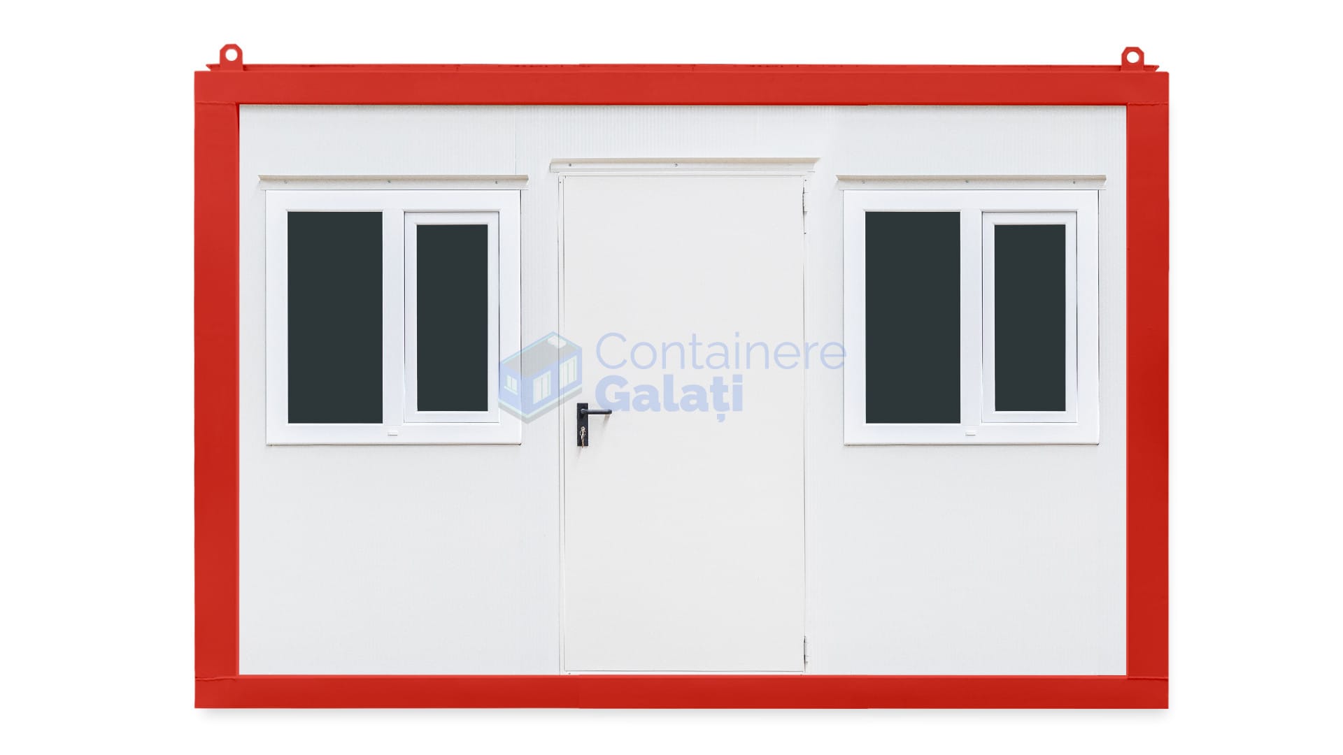 container santier galati 4metri 2geamuri rosu