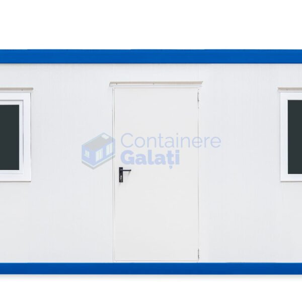 container santier galati 6metri 2geamuri albastru