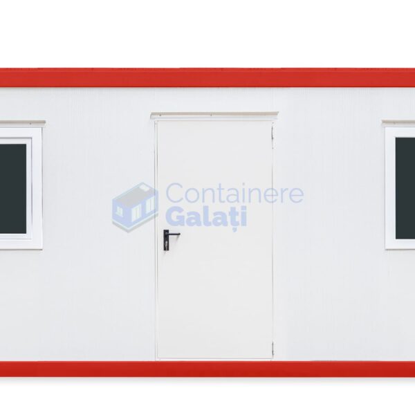container santier galati 6metri 2geamuri rosu
